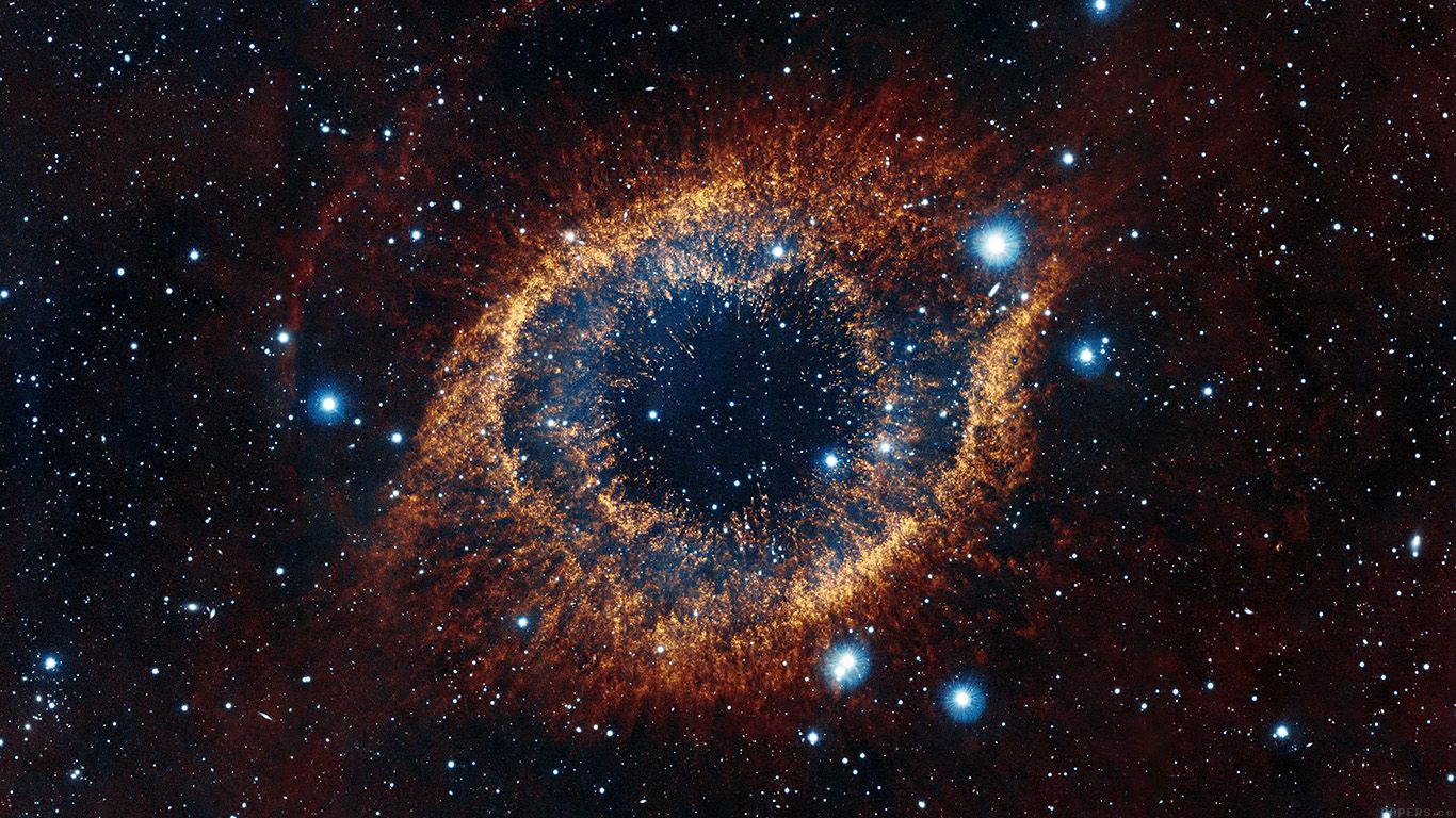 1366x768 wallpaper for desktop, laptop | mo20-eye-of-space-star-galaxy