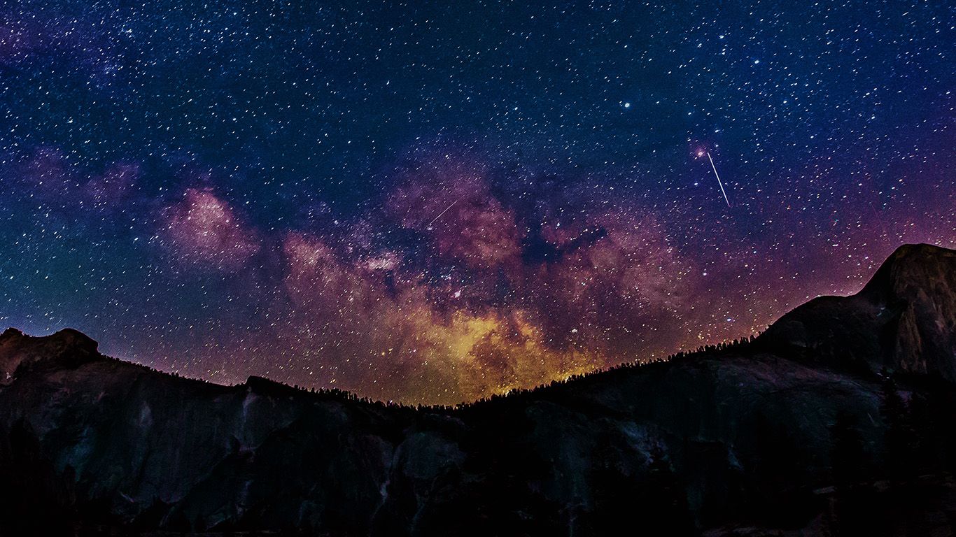 1366x768 PAPERS.co | desktop wallpaper | ni99-aurora-star-night-sky-space