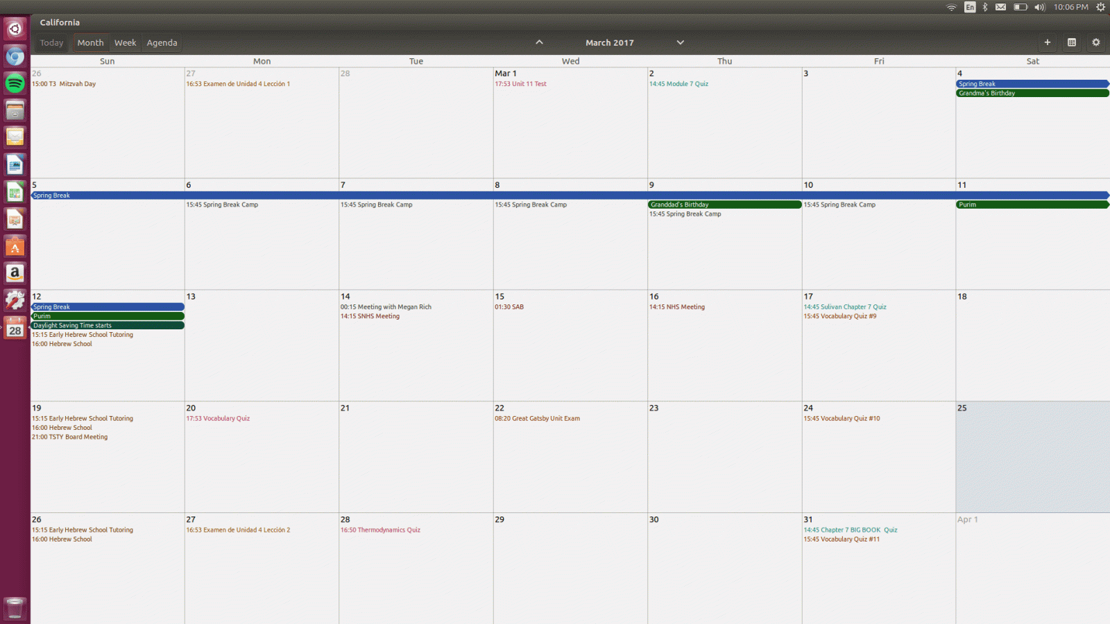 1920x1080 multiple monitors - Calendar as wallpaper - Ask Ubuntu