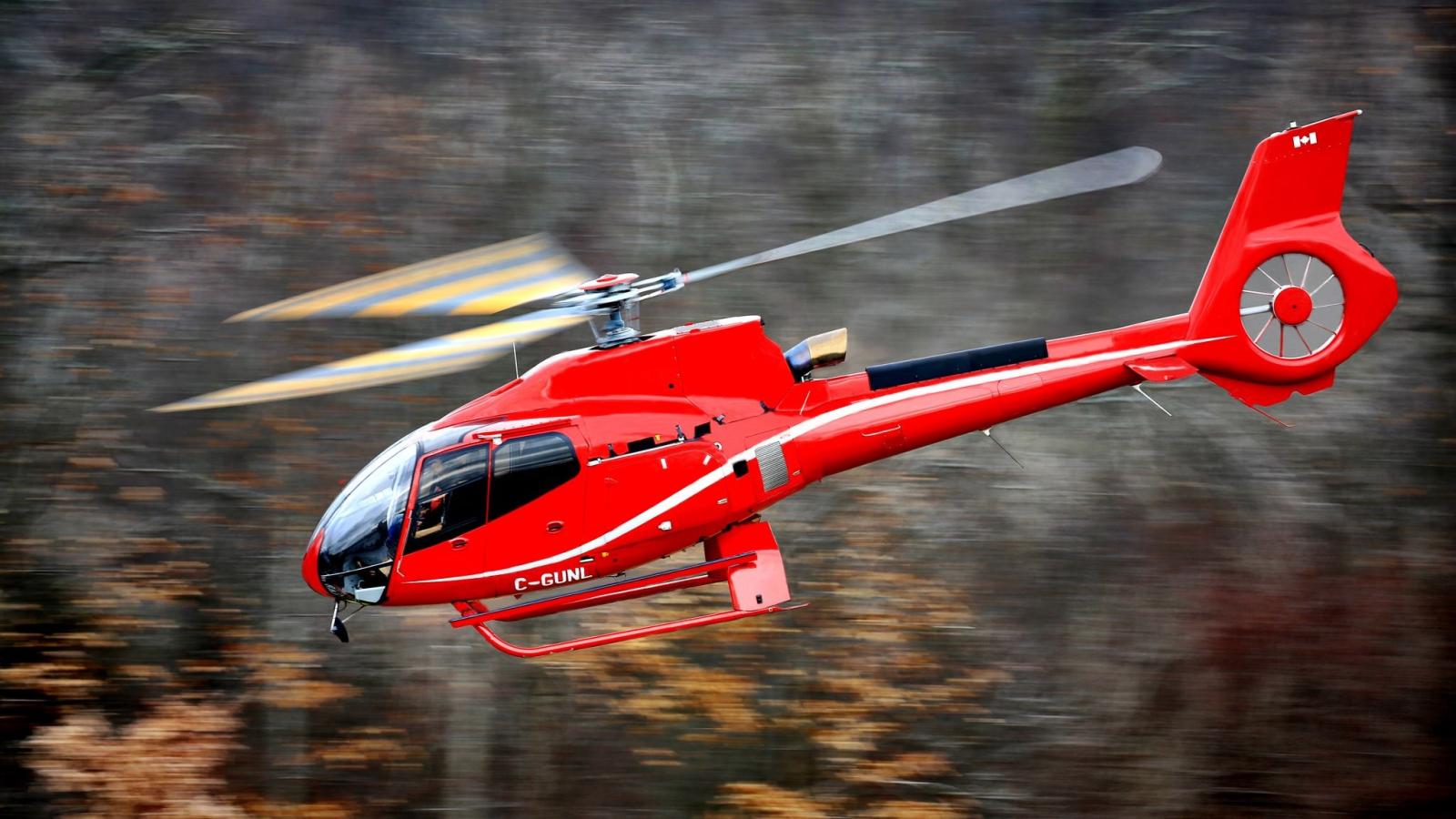 2048x1152 Download wallpaper 2048x1152 helicopter, eurocopter, ec 130, single