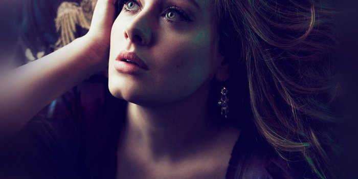 1366x768 wallpaper for desktop, laptop | hi85-adele-vogue-singer-photo-art