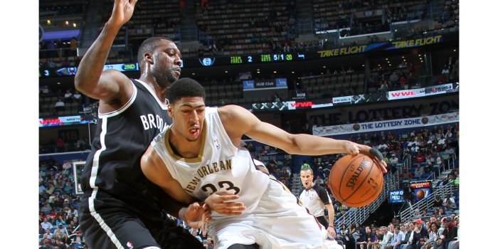 3840x2160 Nets Vs Pelicans Anthony Davis wallpaper