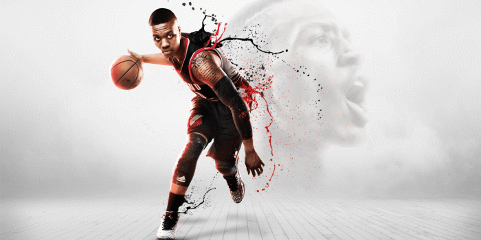 1440x900 Free download damian lillard splattered wallpaper by clydegraffix