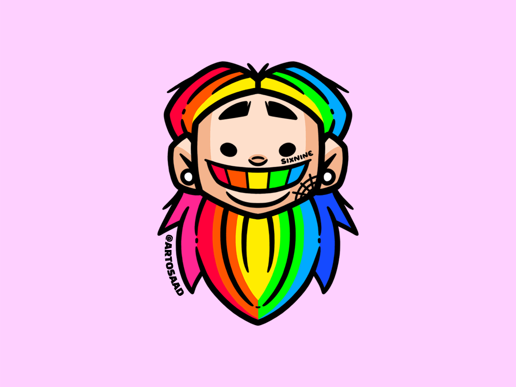 1024x768 Tekashi 69 by ARTO Saad on Dribbble