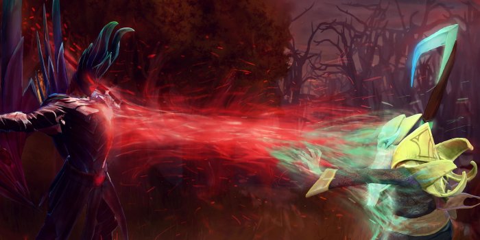 3840x1080 Terrorblade Sunders Necrophos - Dota 2 5760 X 1080 (#1265476) - HD