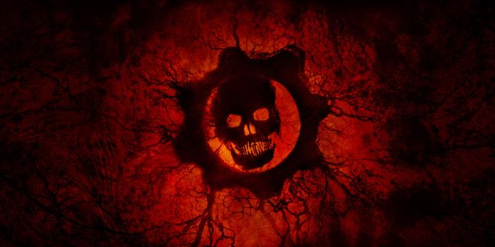 7680x4320 Wallpaper Crimson Omen, Red skull, Gears of War, HD, 4K, 8K, Games