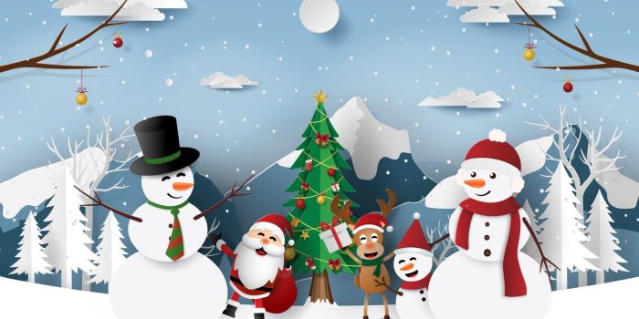 1332x850 Wallpaper winter, snow, snowflakes, New Year, Christmas, snowman