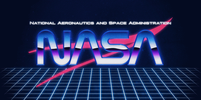 1920x1080 A pretty basic edit I made with an old NASA logo. : outrun