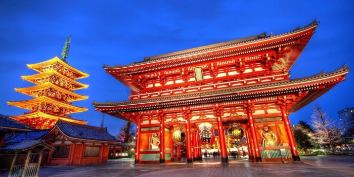 1920x1080 Wallpaper Temple In Tokyo Japan - 1920 x 1080 - Cities Metropolis