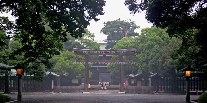 2560x1600 meiji shrine lanterns japanese temple torii