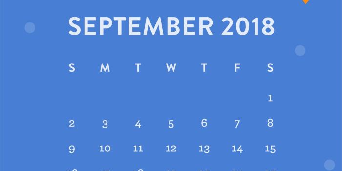 2251x4000 September 2018 Sunflower Calendar Wallpaper - Sarah Hearts