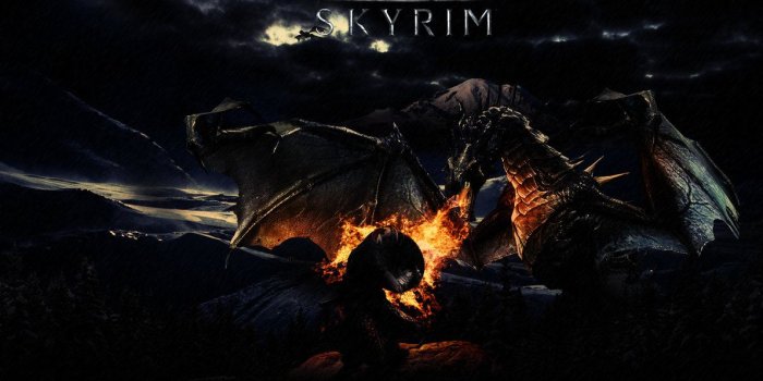 1191x671 Skyrim: My Latest Wallpaper : skyrim