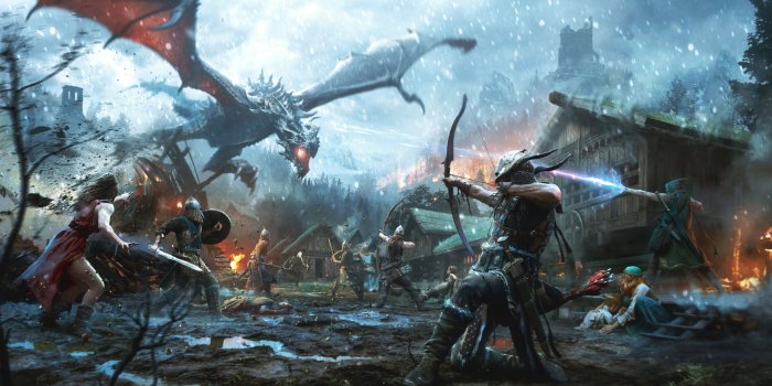 5387x2840 Skyrim 4K Wallpapers - Top Free Skyrim 4K Backgrounds - WallpaperAccess