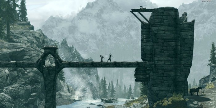 1920x1080 Skyrim Background free download