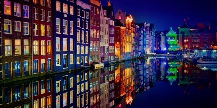 2500x1666 QW.14, (background on the desktop) - Drawing Of Amsterdam