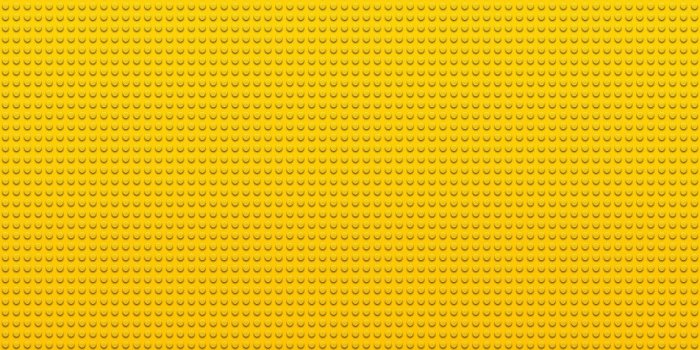 1366x768 Download wallpaper 1366x768 lego, points, circles, yellow tablet