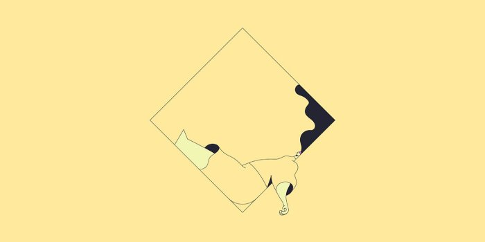 1366x768 wallpaper for desktop, laptop | bb09-minimal-drawing-yellow