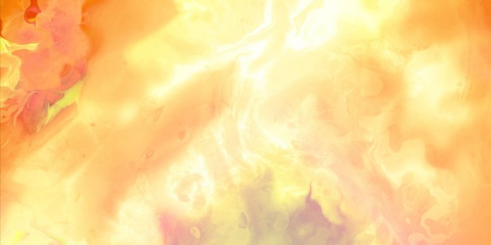 1366x768 Download 1366x768 Wallpaper Waves, Spectral, Yellow, Abstract