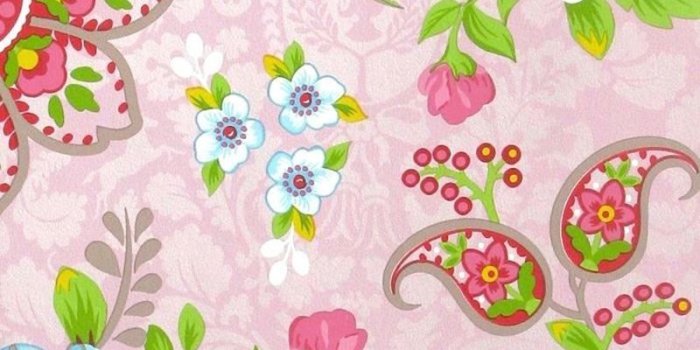 800x1200 Flowers in the Mix wallpaper baby pink