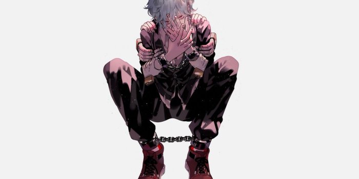 1332x850 Wallpaper guy, shackles, My hero Academy, My Hero Academia, Boku No