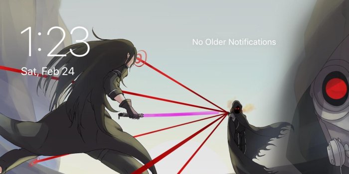 1334x750 Apple made this wallpaper look 10x more badass when you flip it in