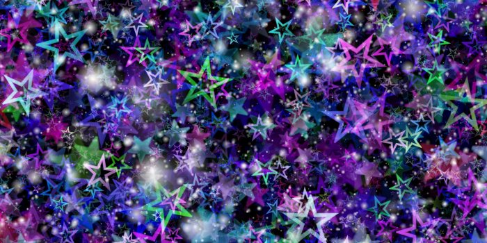 2780x2780 Download wallpaper 2780x2780 stars, colorful, glare, glitter, art