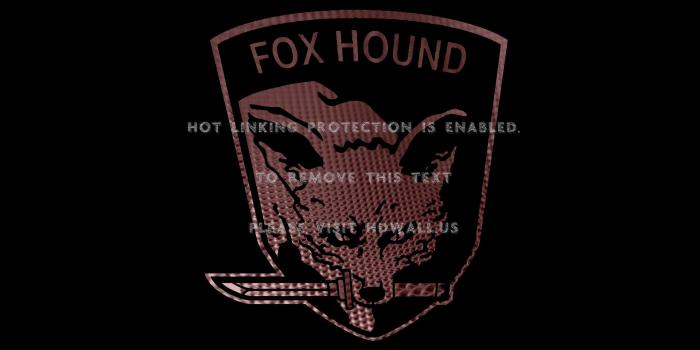 1920x1200 metal gear fox hound logo games