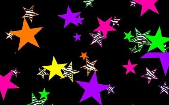 564x1500 Colourful Stars Wallpaper...By Artist Unknown... | wallpaper | Star