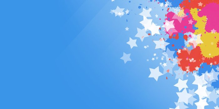 1600x1200 Colorful Stars Pattern Free PPT Backgrounds for your PowerPoint