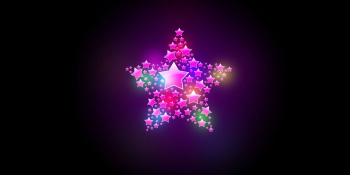 1600x1200 Purple Stars Wallpapers Group - Colorful And Star, Hd Wallpapers