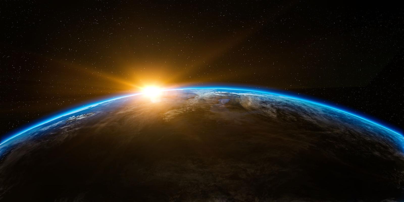 4000x2000 45+ Sunrise From Outer Space Wallpapers - Download at WallpaperBro