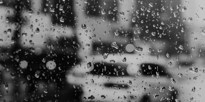 2732x2732 nj02-rain-window-bokeh-art-car-sad-bw-dark-wallpaper