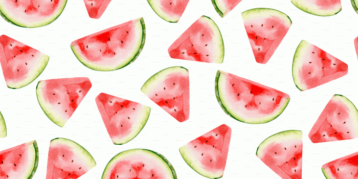 4375x2812 Watercolour Watermelon Summer Fruit Fabric Wallpaper Seamless Repeat
