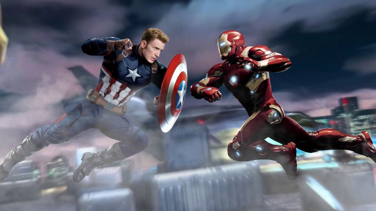 1280x720 Captain America Civil war 3D wallpaper