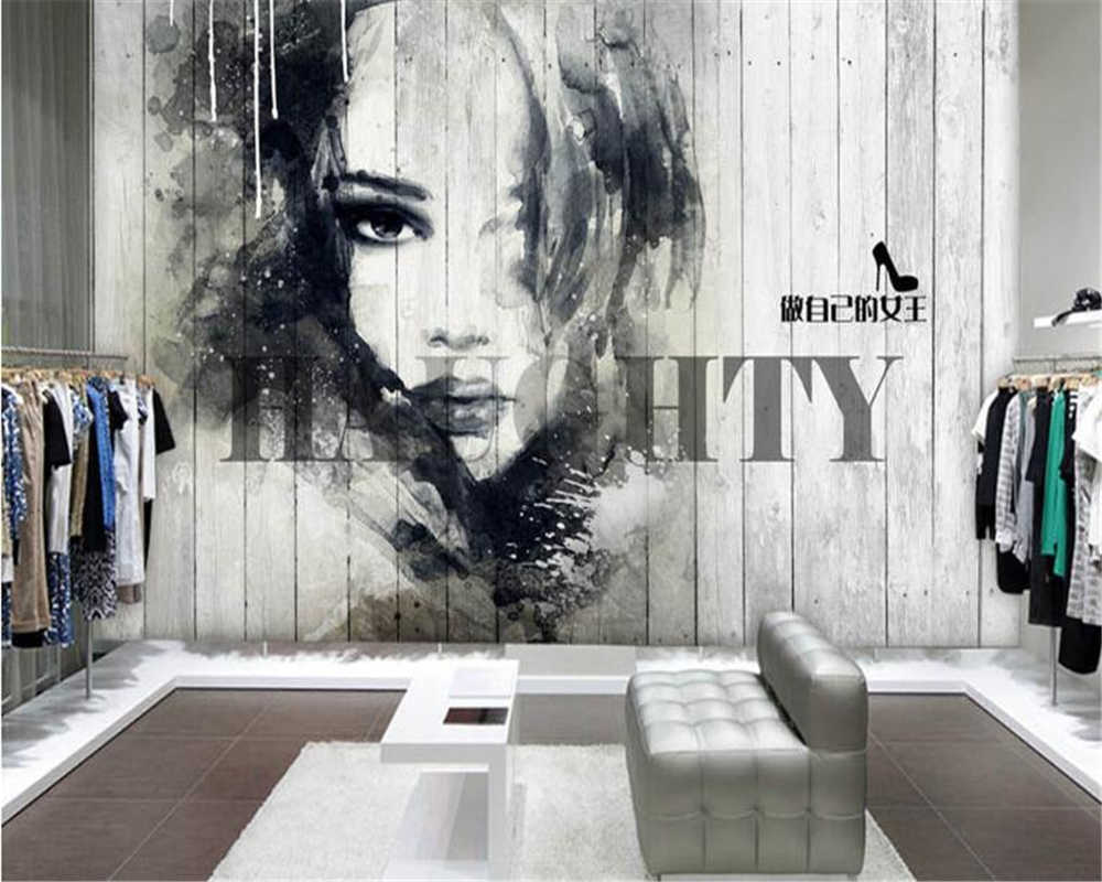 1000x800 beibehang wallpaper 3DWallpaper 3D Europe and America hand-painted beauty  photos home decoration beauty salon background wall