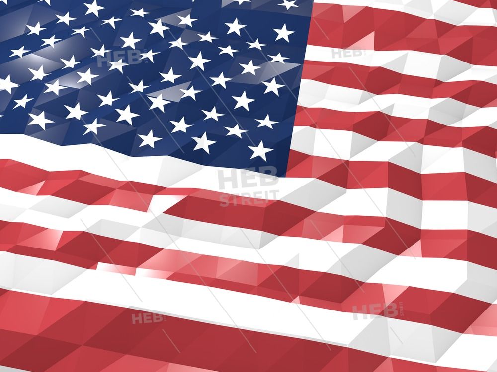 1280x960 Flag of United States of America 3D Wallpaper Illustration