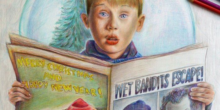 1024x1024 Desktop Wallpapers Newspaper Home Alone, Macaulay Culkin film