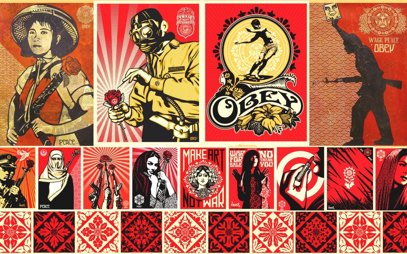1680x1050 76+] Obey Wallpaper on WallpaperSafari