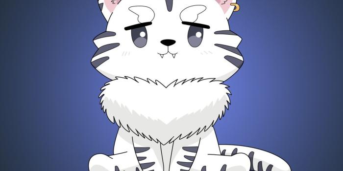 1332x850 Wallpaper tiger, vector, anime, art, Kohaku, Isekai wa Smartphone to