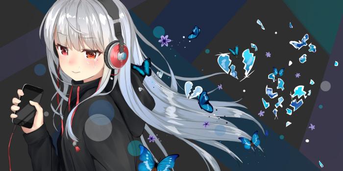 3840x2160 Download 3840x2160 Anime Girl, Crying, Tears, White Hair