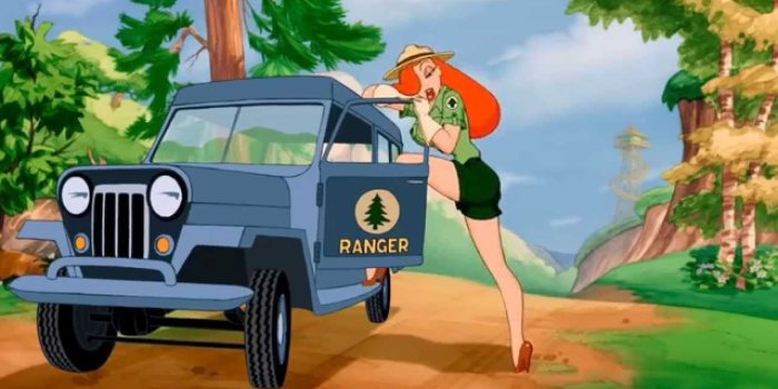 1280x720 (Dreamscene Live Wallpaper) Jessica Rabbit, Park Ranger