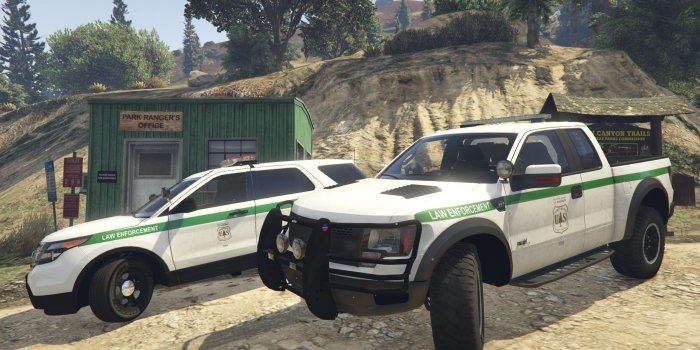 2560x1440 4k US Park Ranger and US Forest Ranger skins for Ford Explorer, F150