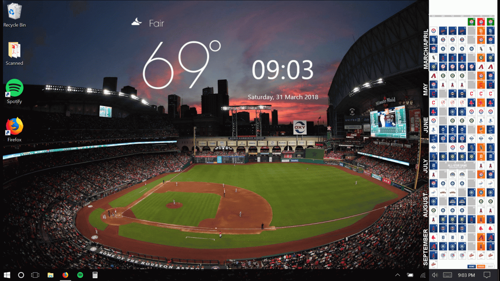 1920x1080 Picmade A New Desktop Wallpaper For The Season - Baseball Park