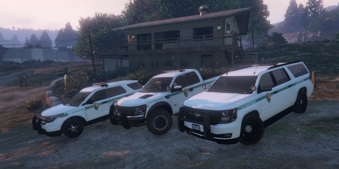1920x1080 4k US Park Ranger and US Forest Ranger skins for Ford Explorer, F150