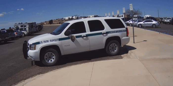 1920x1080 U.S. Park Ranger Squad Car- Carlsbad Caverns New Mexico Stock Video Footage  - Storyblocks Video