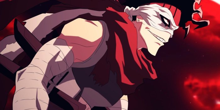 1332x850 Wallpaper red, blood, anime, assassin, evil, knife, manga, seifuku
