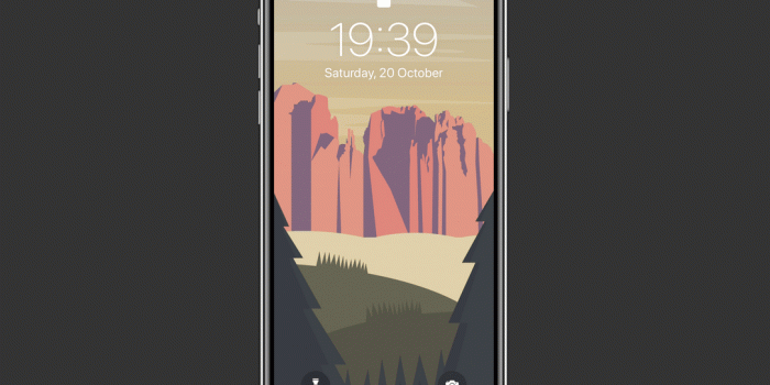 1085x814 iPhone XS Wallpaper by Iveta on Dribbble