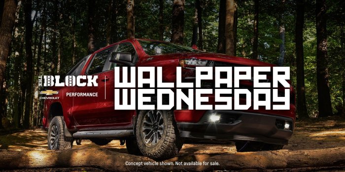 2400x1000 Wallpaper Wednesday: 2019 Silverado RST Street Concept