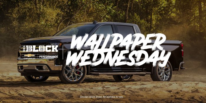 2400x1000 Wallpaper Wednesday: 2019 Silverado RST Street Concept