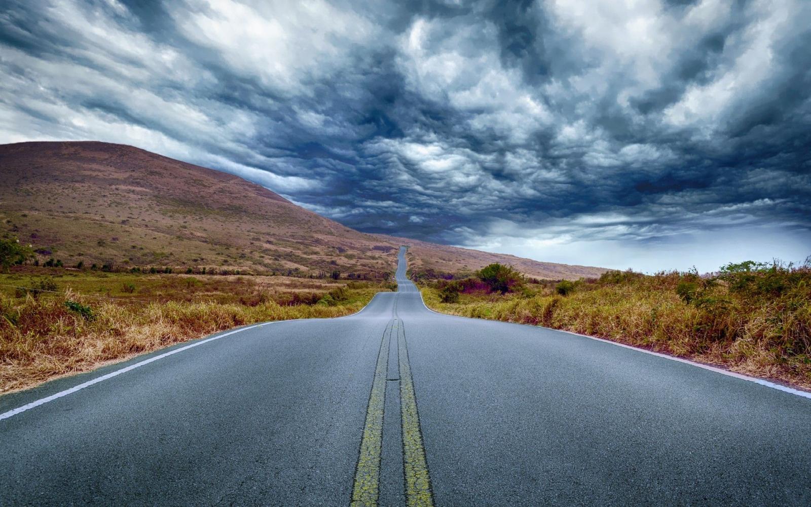 1920x1200 Beautiful Desert Road widescreen wallpaper